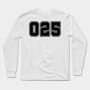 Collectible Numbered Tee Collection: Find Your Number! Long Sleeve T-Shirt
